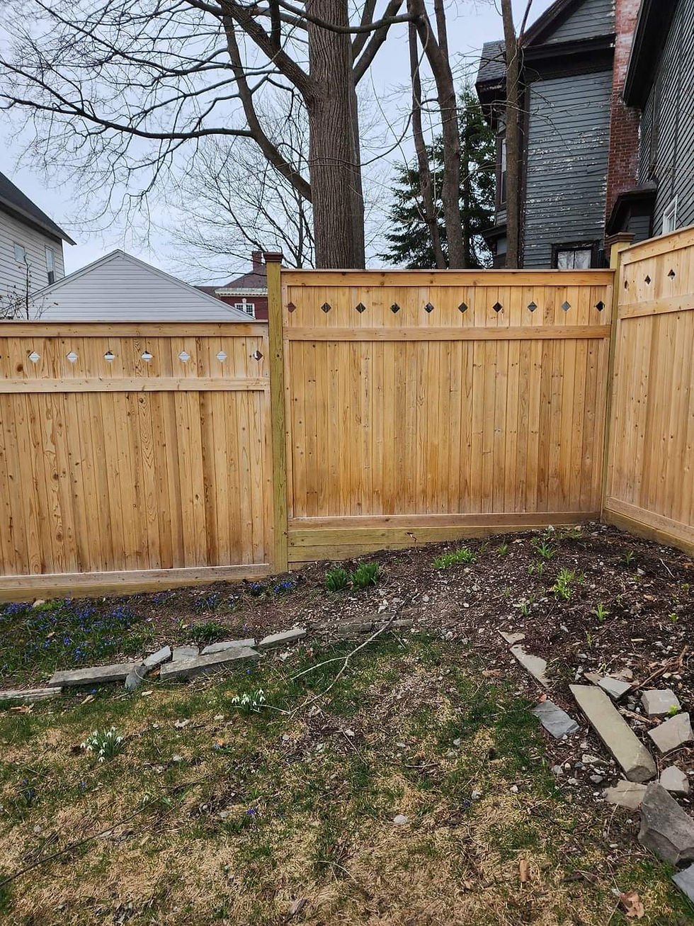 Cedar Panels with Custom Built Mud Board