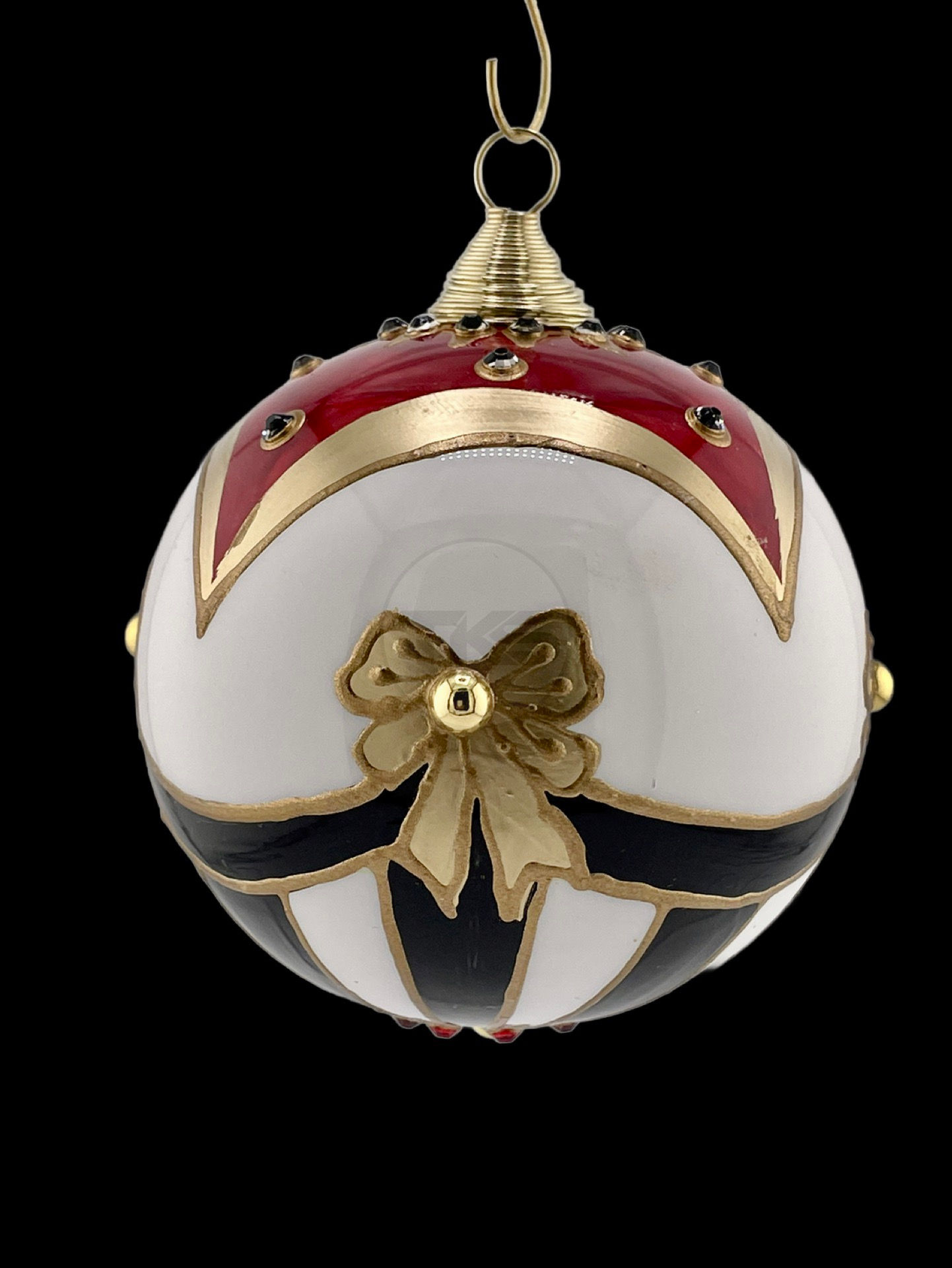 Cameo Glass Ornament