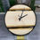 Miniaturbild: Birke Wanduhr Stahlring Schwarz matt