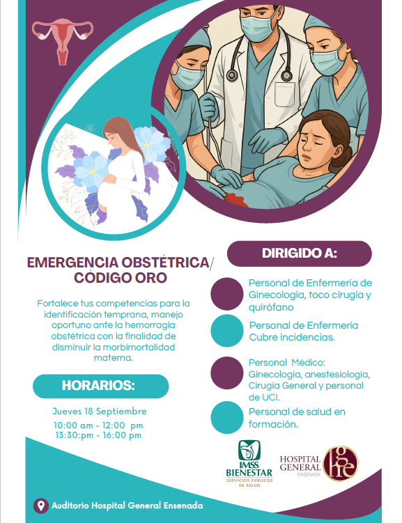 🚨 Curso: Emergencia Obstétrica / Código Oro