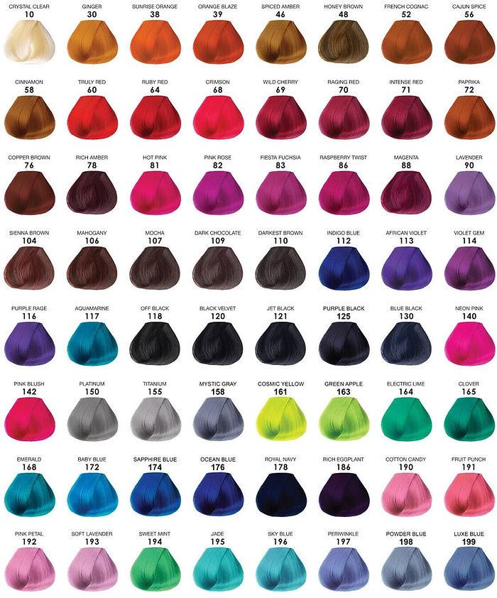 adore color chart