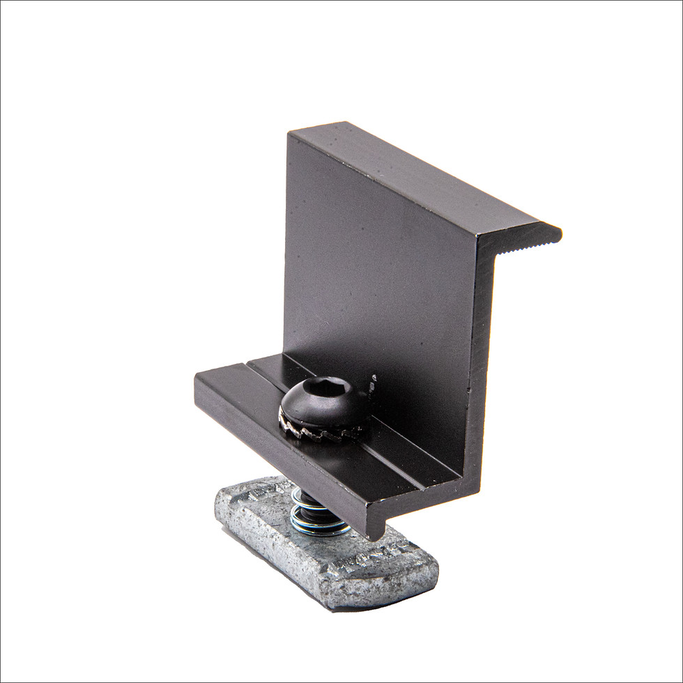 Thumbnail: SolFX Solar End Clamp 30mm- 20ct