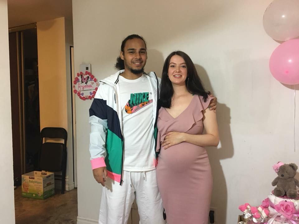 young mother and father