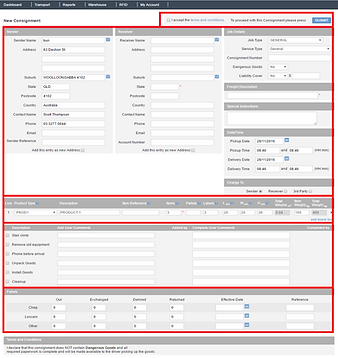 2.1 Consignment Booking Guide | v6help