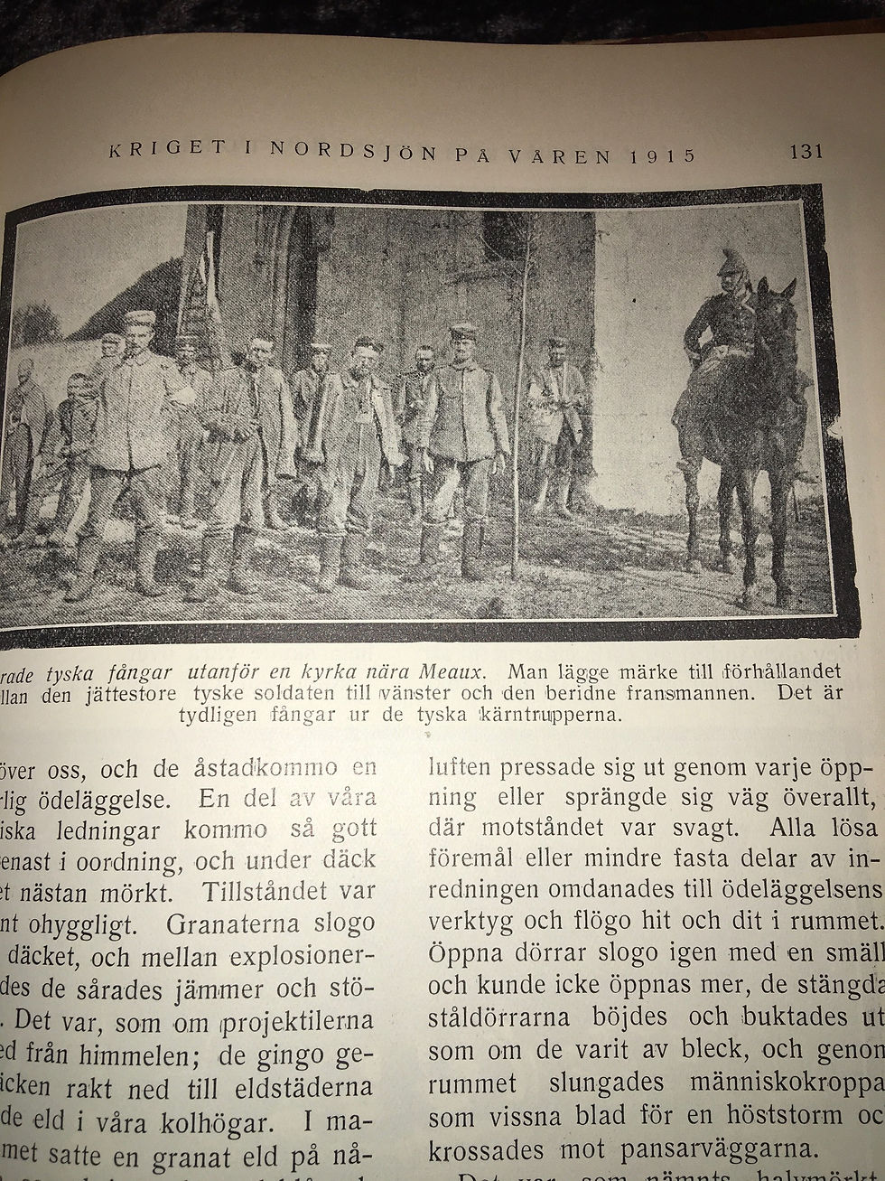 Miniatyrbild: Trevligt band om 4 delar över WW1