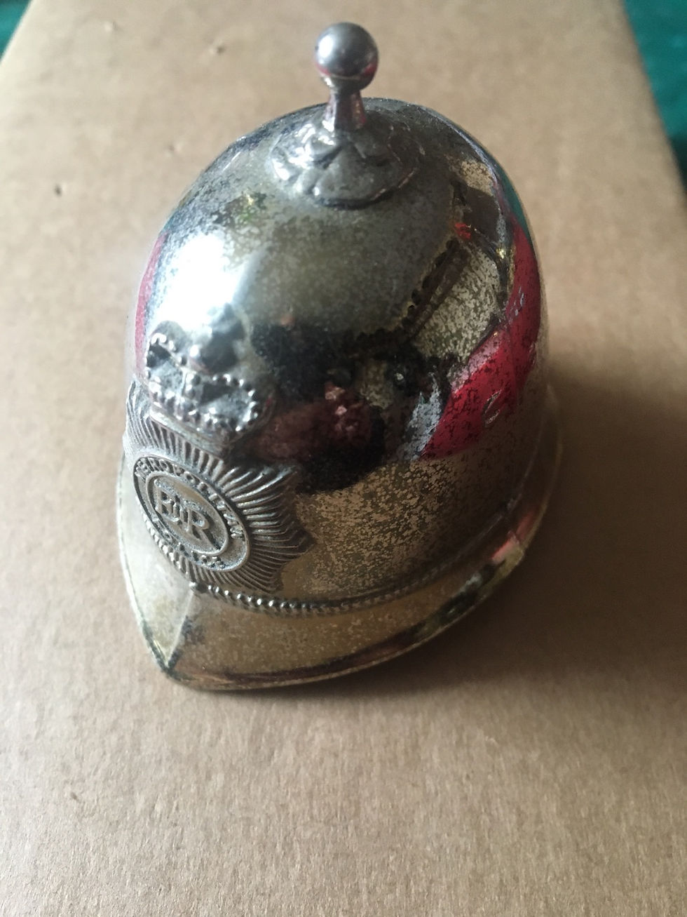 Thumbnail: Bell in the form of an English police helmet