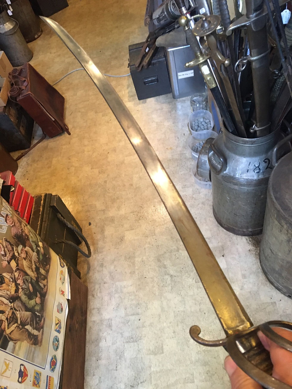 Thumbnail: Probably German inf / grenadier officer saber ca: 1860-90