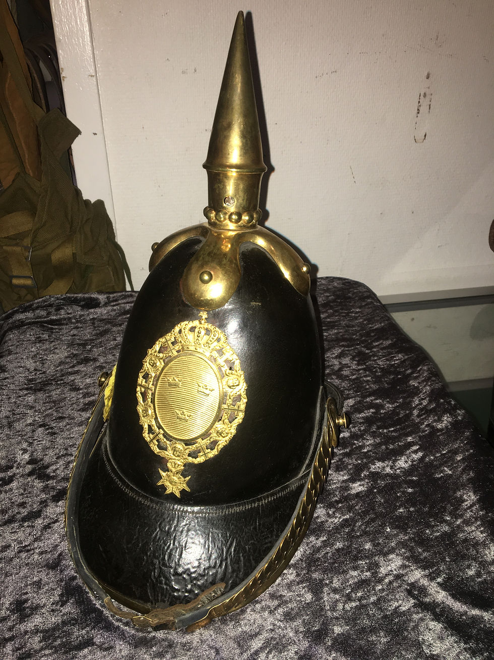 Thumbnail: Sv kask m / 1845 for non-commissioned officer