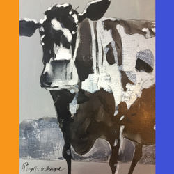 CowPrintBlackWhite©IngerK.Giskeødegård