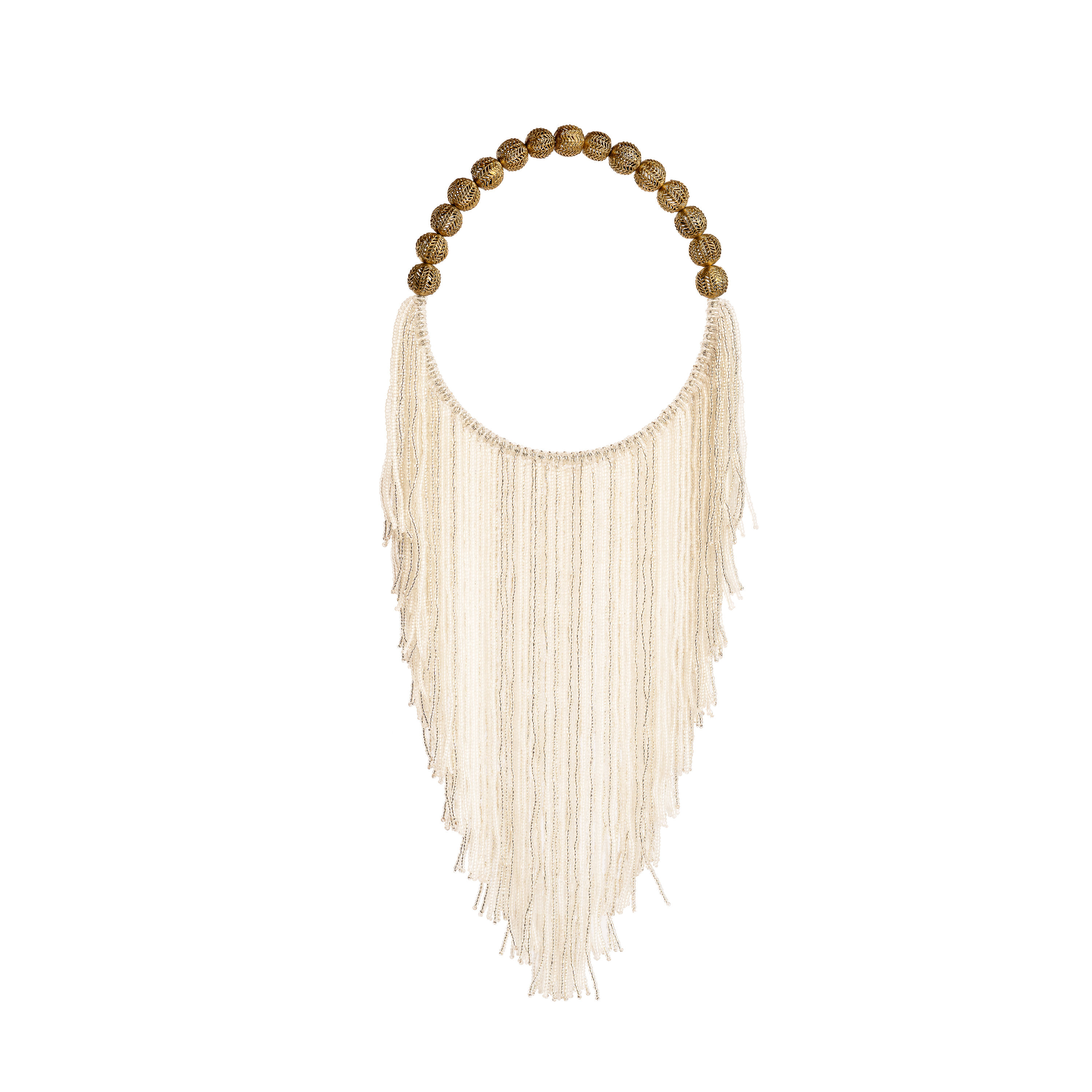 YABA FRINGE BEAD WALL HANGING