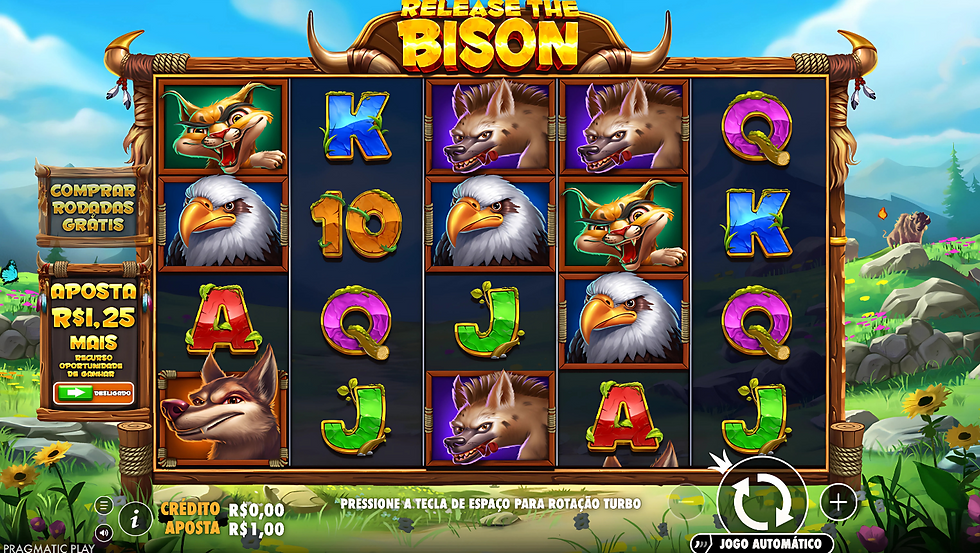 Tela do jogo Release the Bison