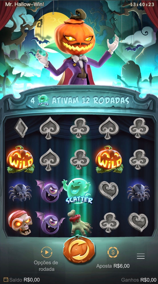 Tela do jogo Mr. Hallow-Win
