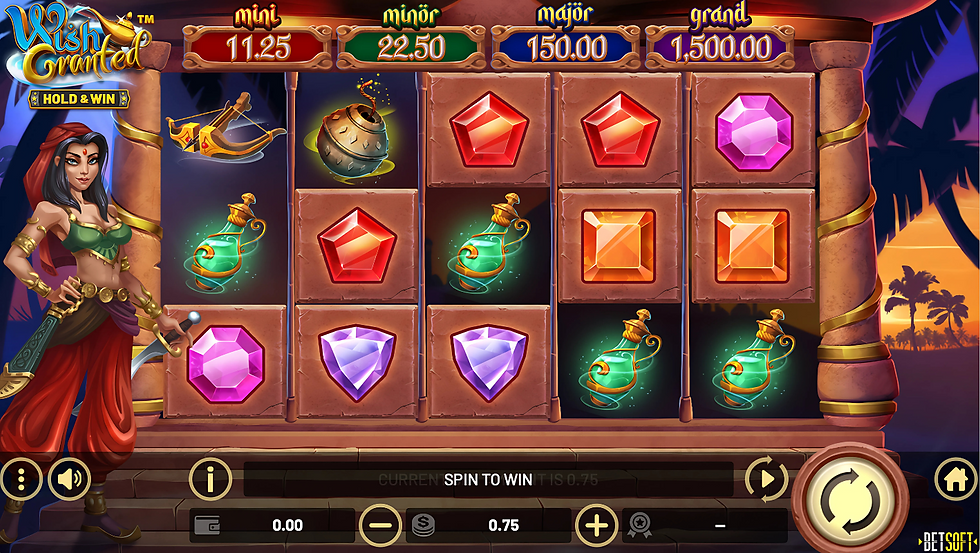 Tela do jogo Wish Granted