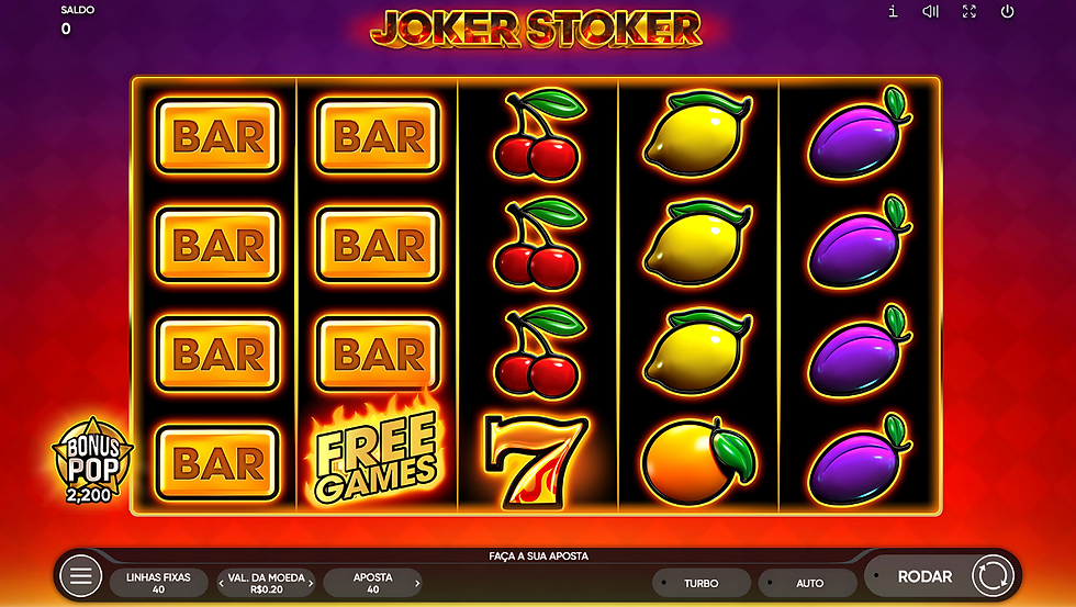Tela de Joker Stoker