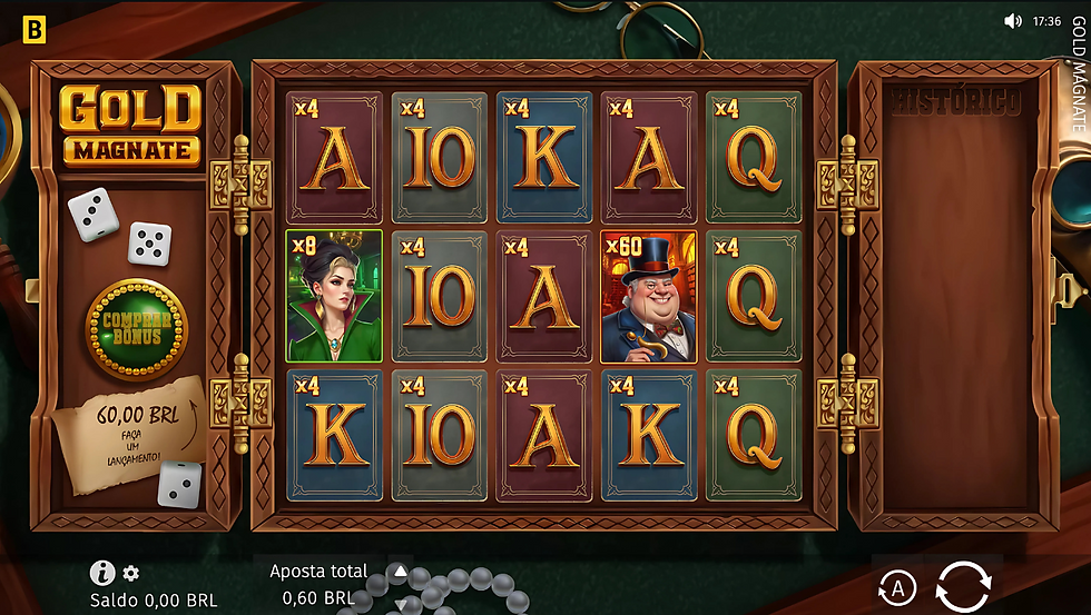 Tela de Gold Magnate