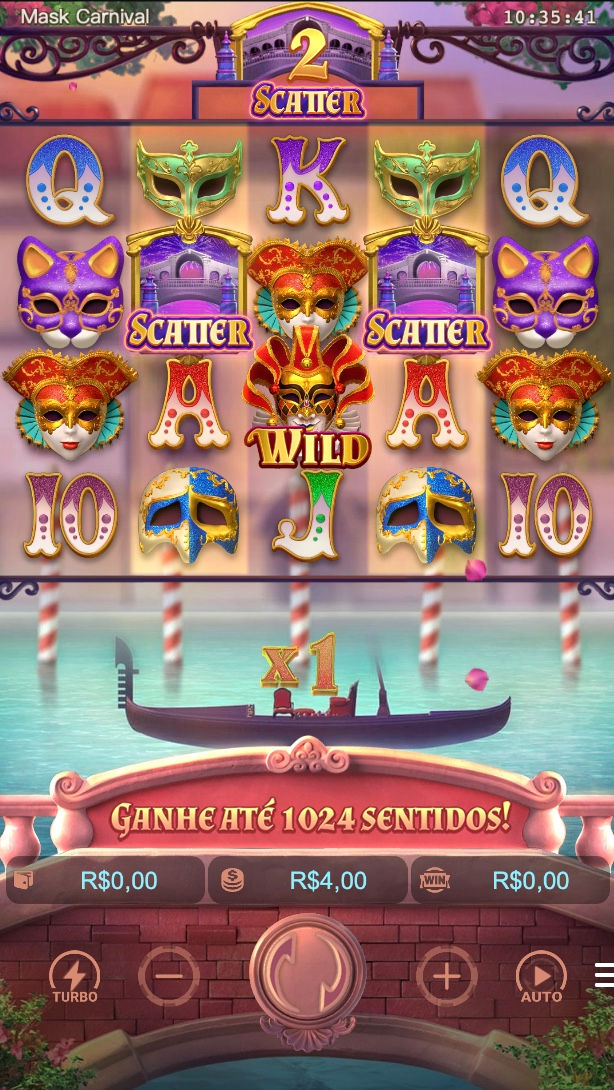 Tela de Mask Carnival