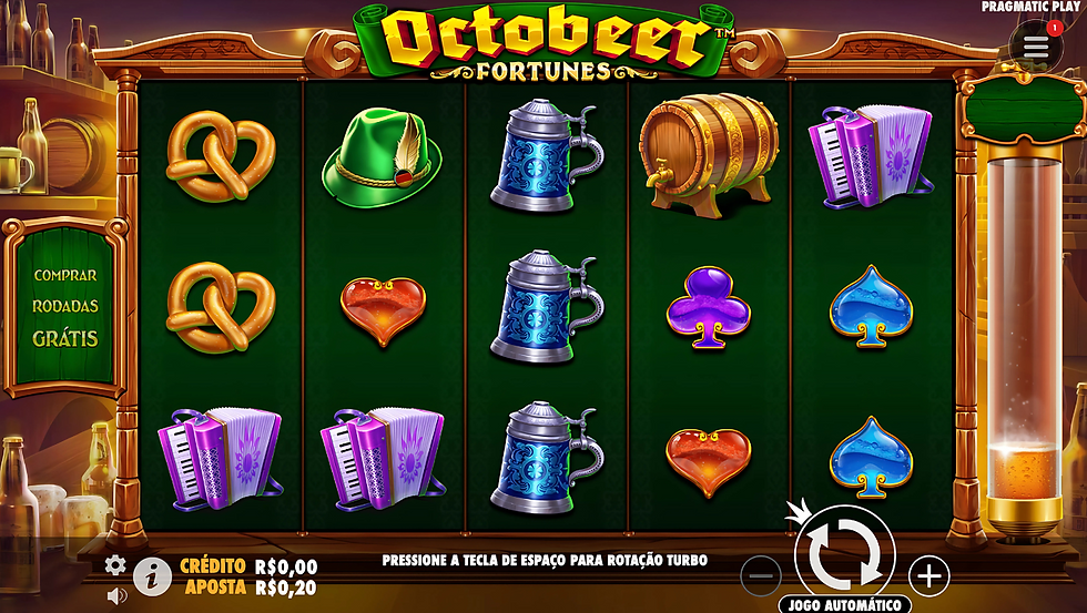 Tela de Octobeer Fortunes