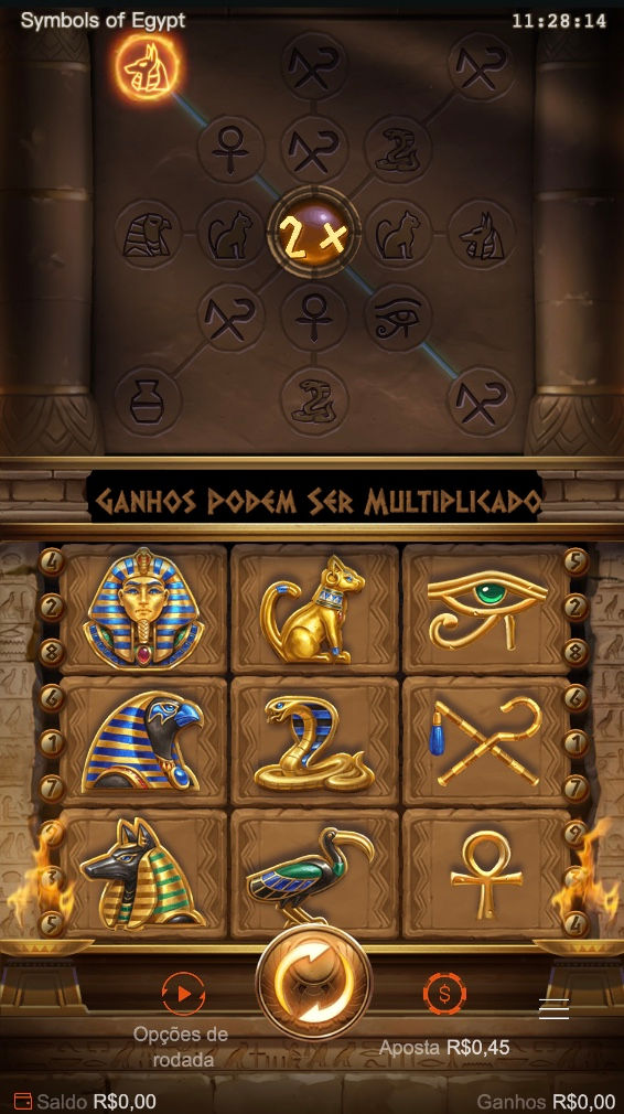 Tela de Symbols of Egypt