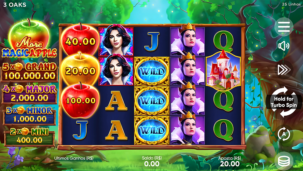 Tela de More Magic Apple