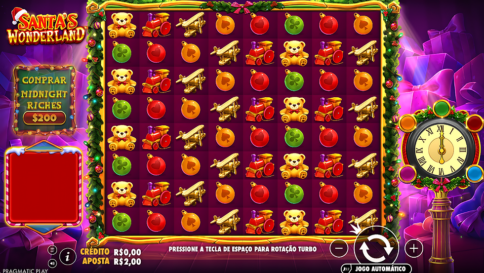 Tela do jogo Santa’s Wonderland