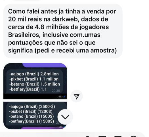Relato de seguidor