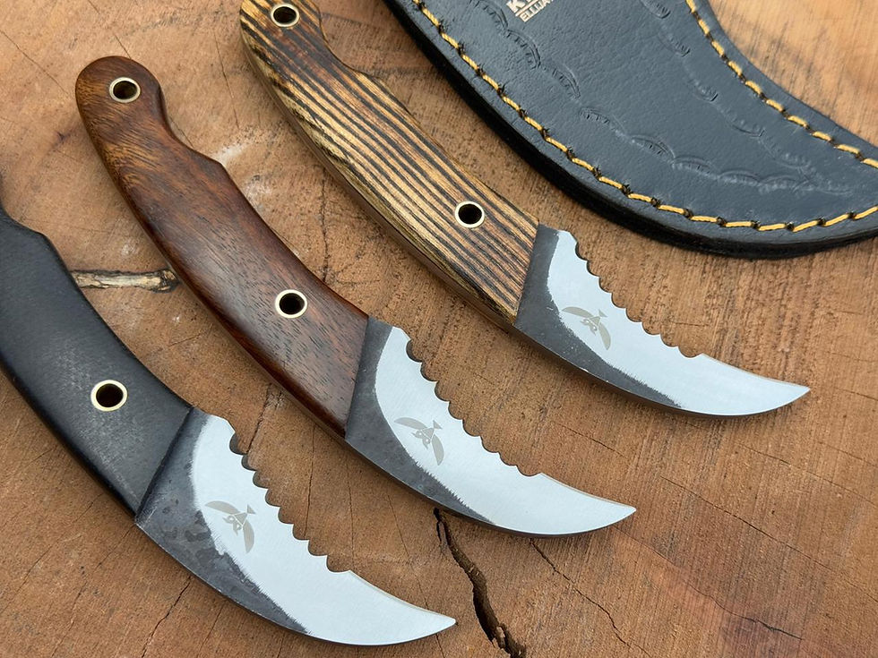 Thumbnail: Pivia Moon SAW Pikal  Elvia style Hybrid Serrated knife