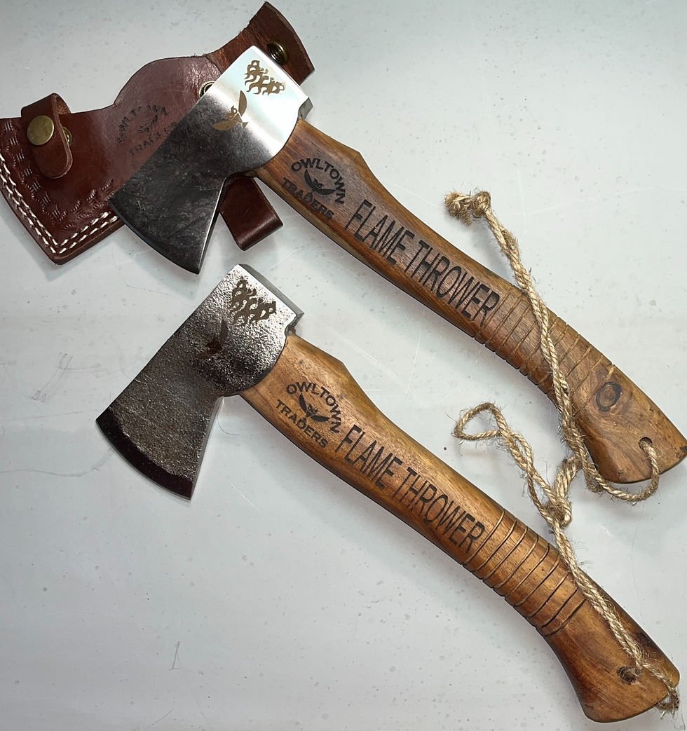 Thumbnail: 'The Flamethrower' Throwing Axe