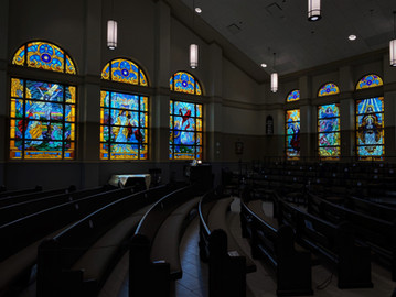 Our Lady of the Angels Church, Lakewood Ranch, FL, stained glass