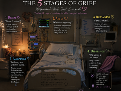 40 Days, 5 Stages, One Unbreakable Love By Jamara Brooks-Parmer | UniqGrief Garden