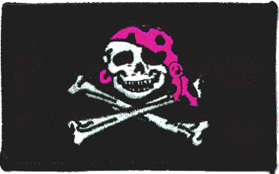 Pirate girl patch