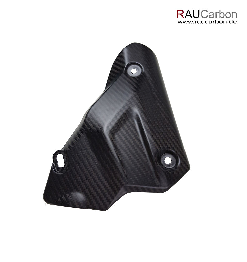 Miniaturbild: Prepreg‑Carbon Auspuffabdeckung groß für Ducati 848/1098/1198 in Köper‑Webart, matt beschichtet, ansicht2