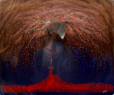 Life Blossoms Even Through Ruins