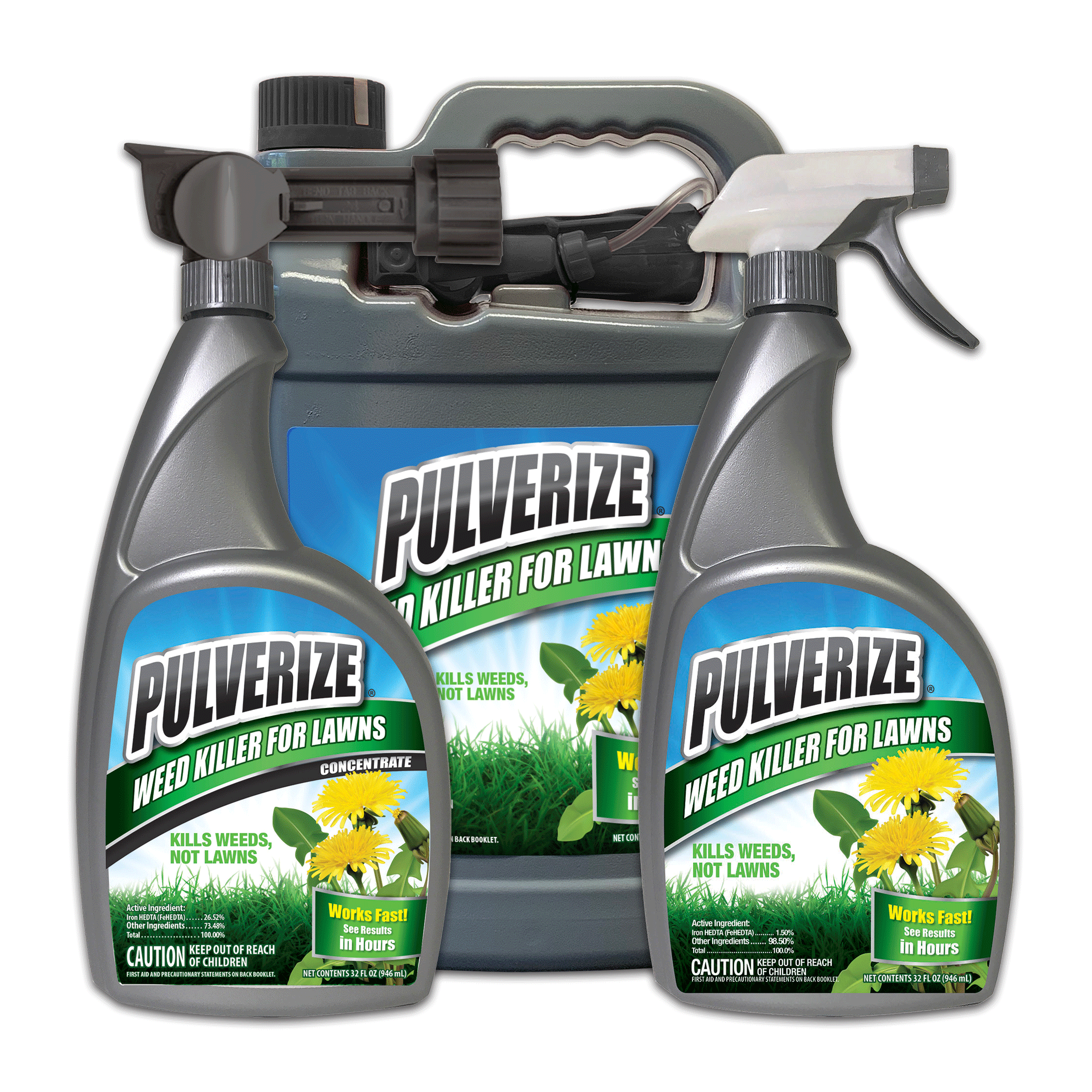 Pulverize Weed Killer for Lawns Marshall Grain