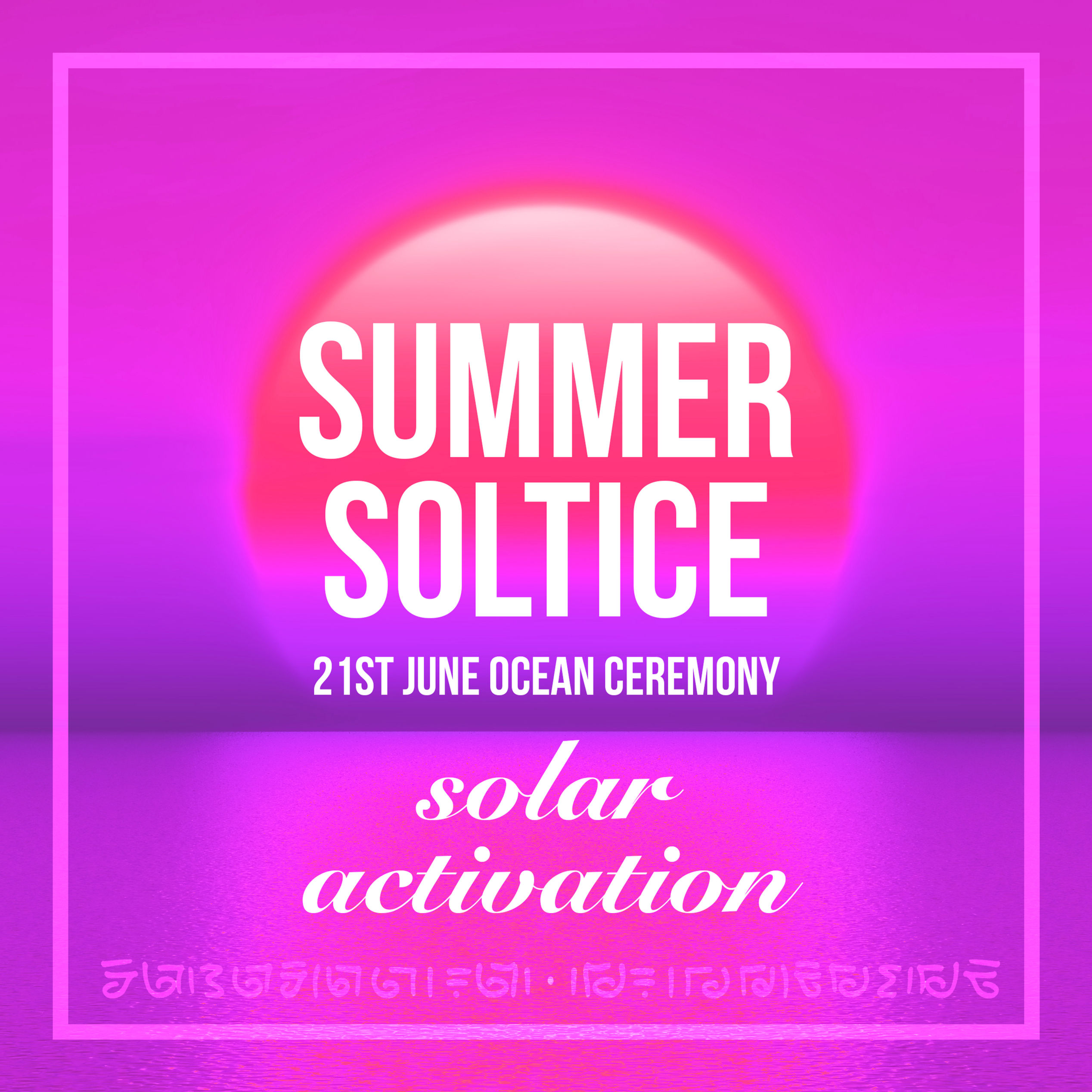 Ocean ceremony Summer Solstice