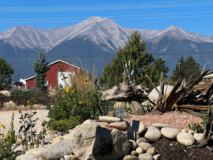 Mountain views near Raindance Ranch in Buena Vista, Colorado