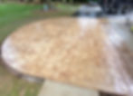 Circular Stamped Concrete Patio