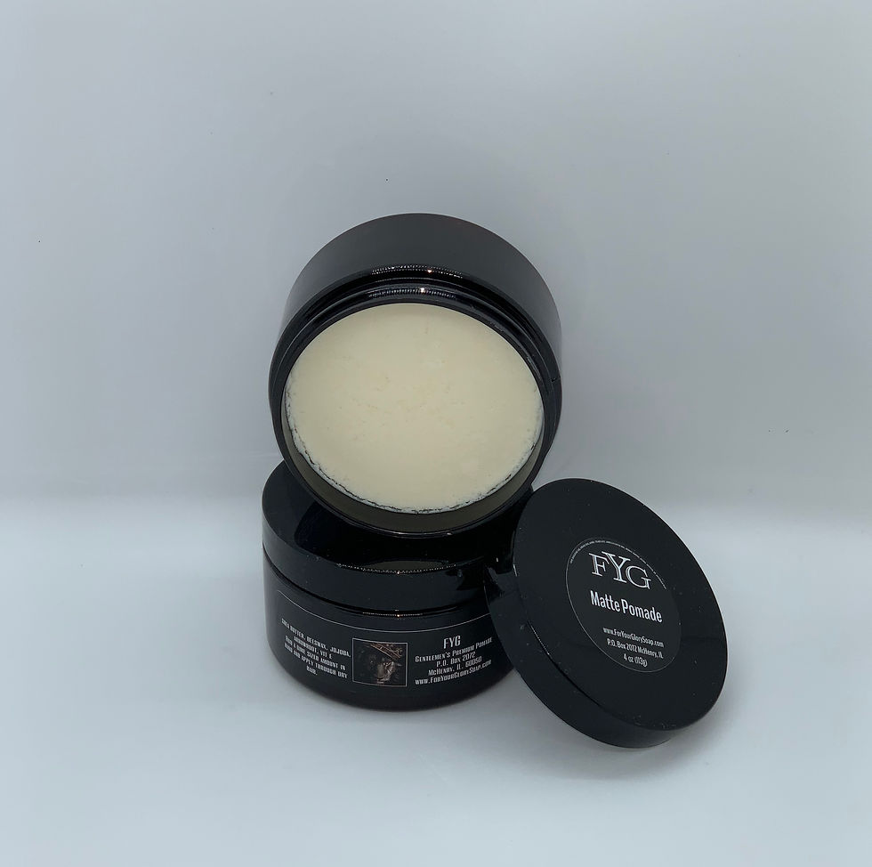 all natural 4 ounce jar of unorthodox pomade inside look