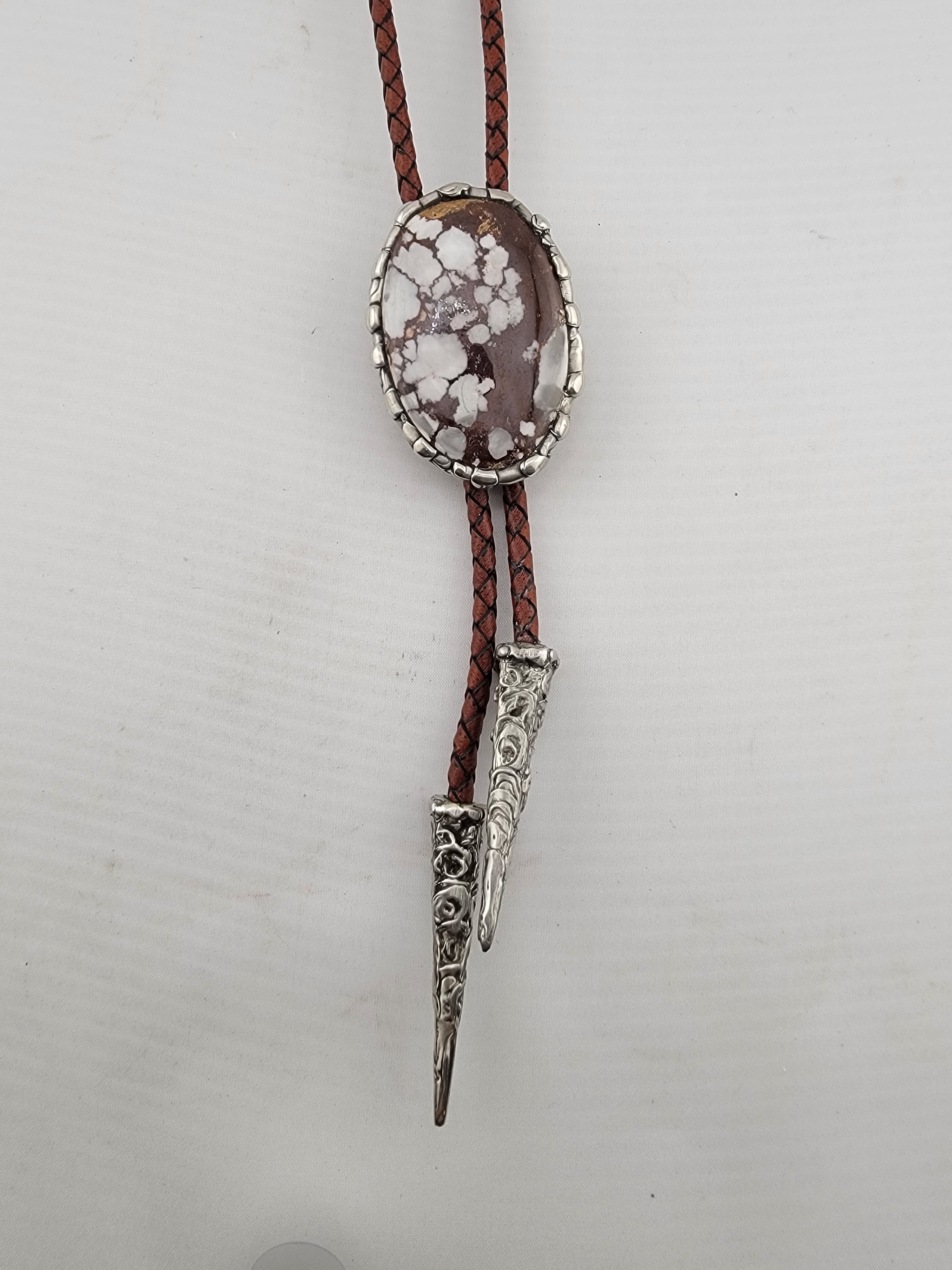 WILD HORSE MAGNESITE Bolo Tie