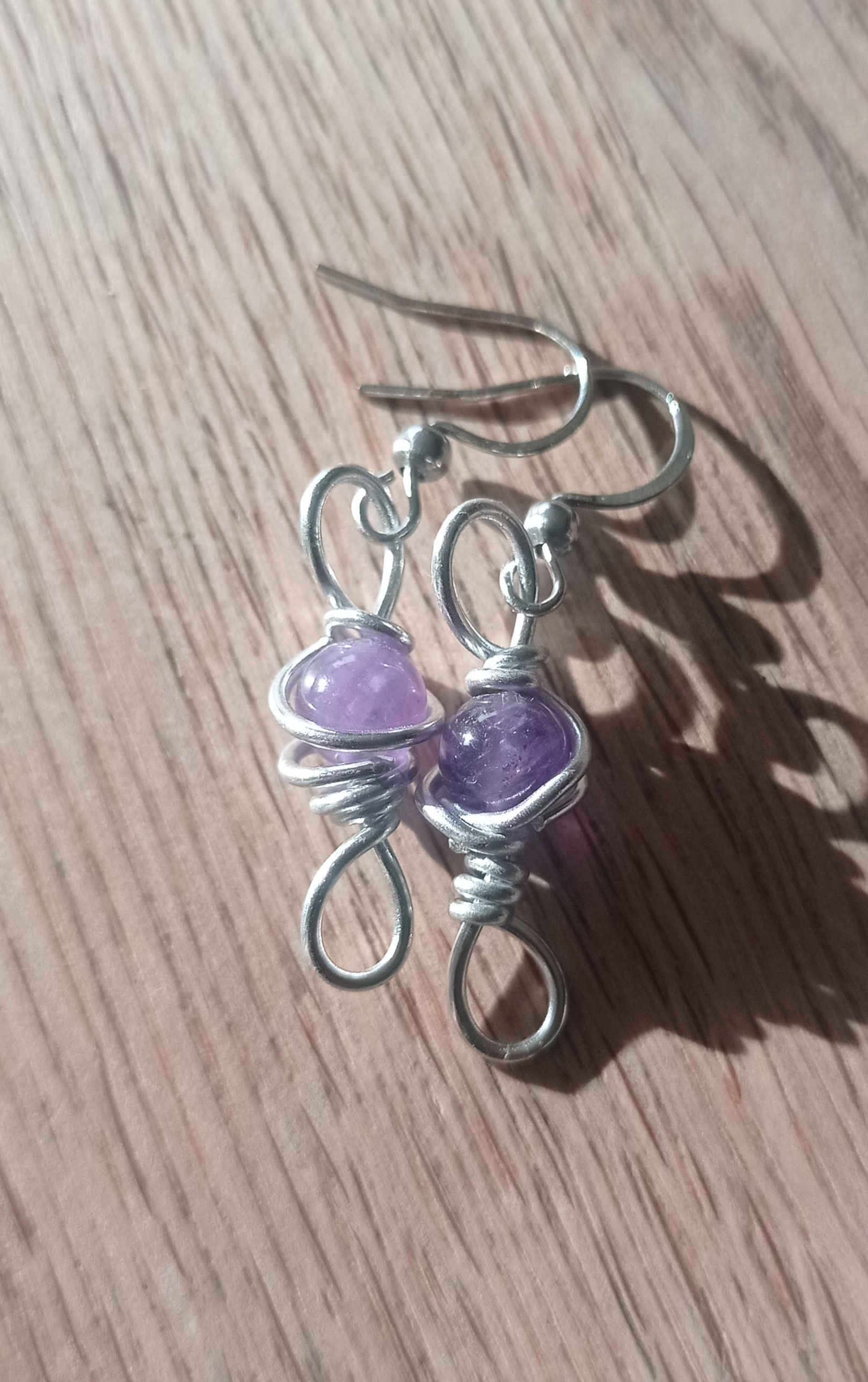 Boucles d'oreilles Améthyste