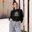 Thumbnail: Watercolor Christmas - Cropped Sweatshirt