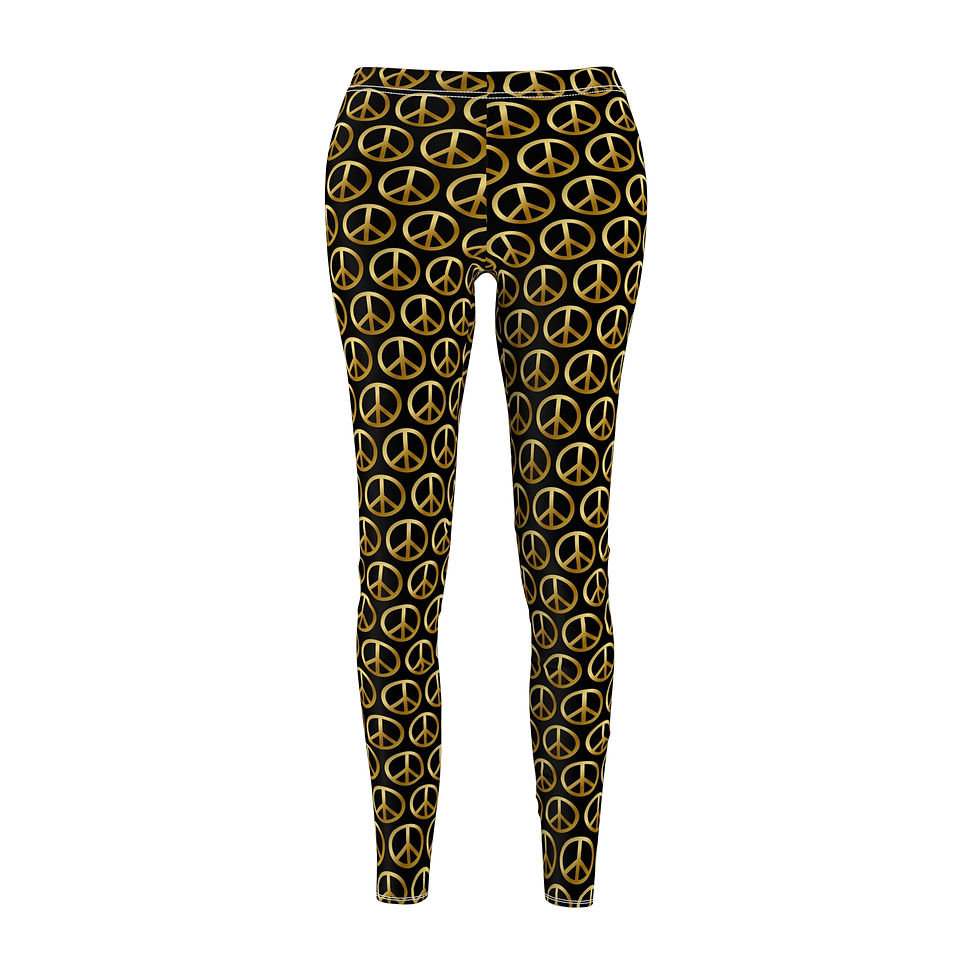 Gold Peace-  Leggings 