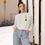 Thumbnail: Three Hearts-Cropped Sweatshirt