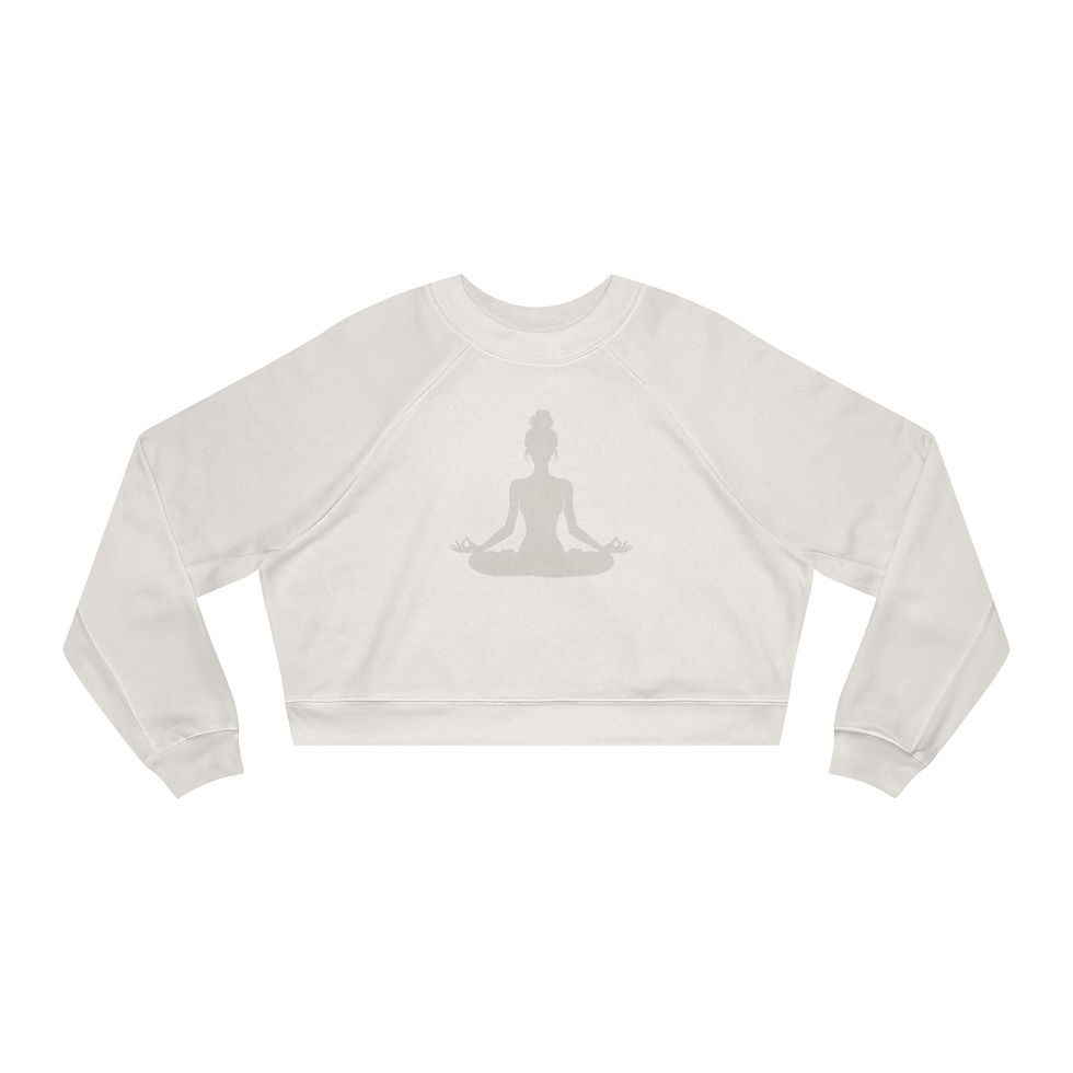 Meditation- Cropped Sweatshirt
