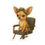 Thumbnail: Sticker -Chihuahua in Hair Salon with Rollers 