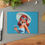 Thumbnail: Retro Blue-  Glass Cutting Board