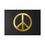 Thumbnail: Peace on Black -  Glass Cutting Board