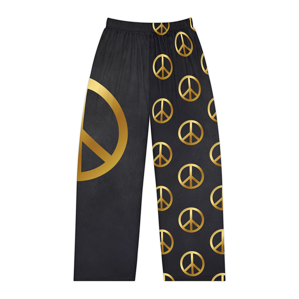 Gold Peace- Blk- Pants 