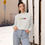 Thumbnail: Lips & Heart Cropped Sweatshirt
