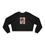 Thumbnail: Orange Flower - Cropped Sweatshirt