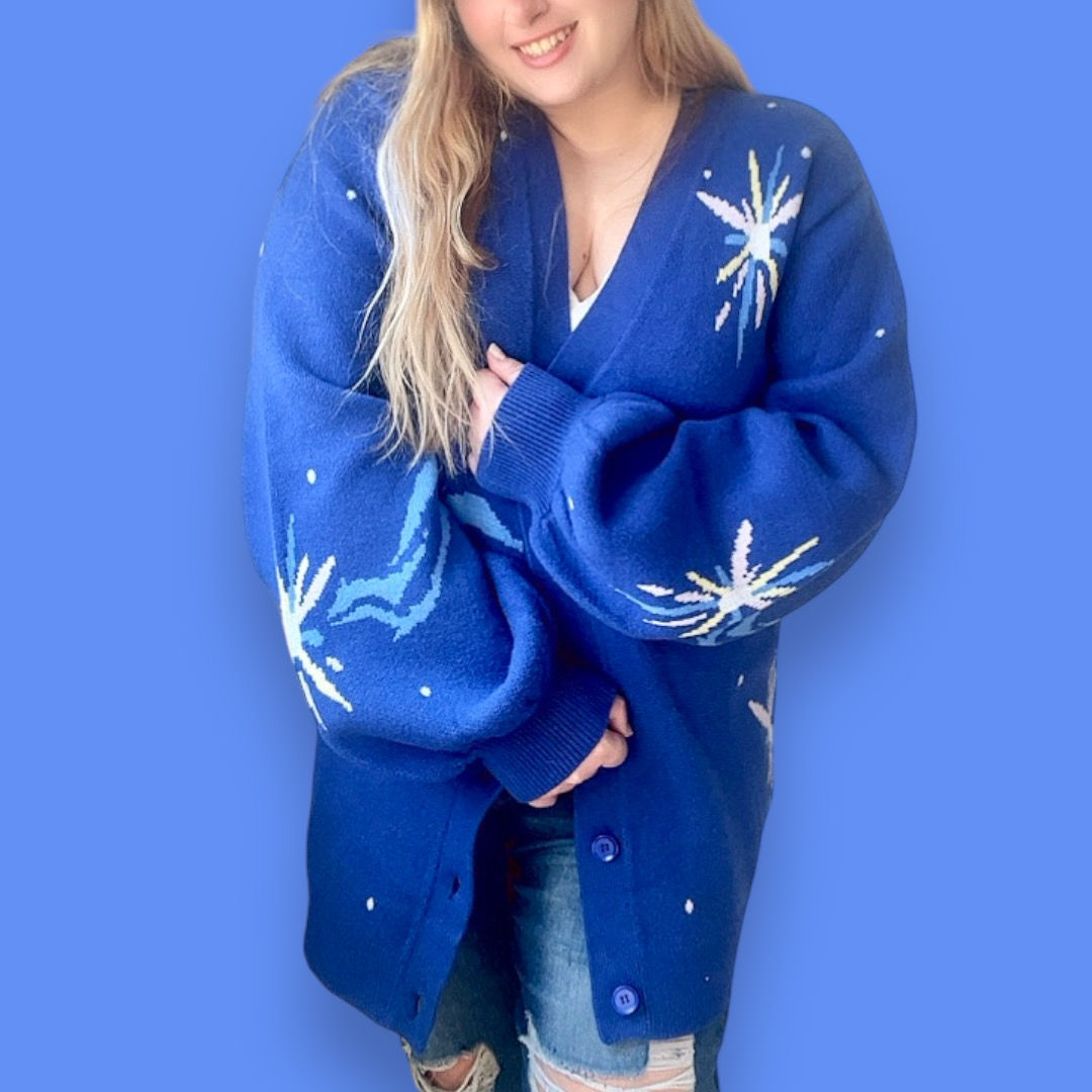 Cardigan Falling Stars